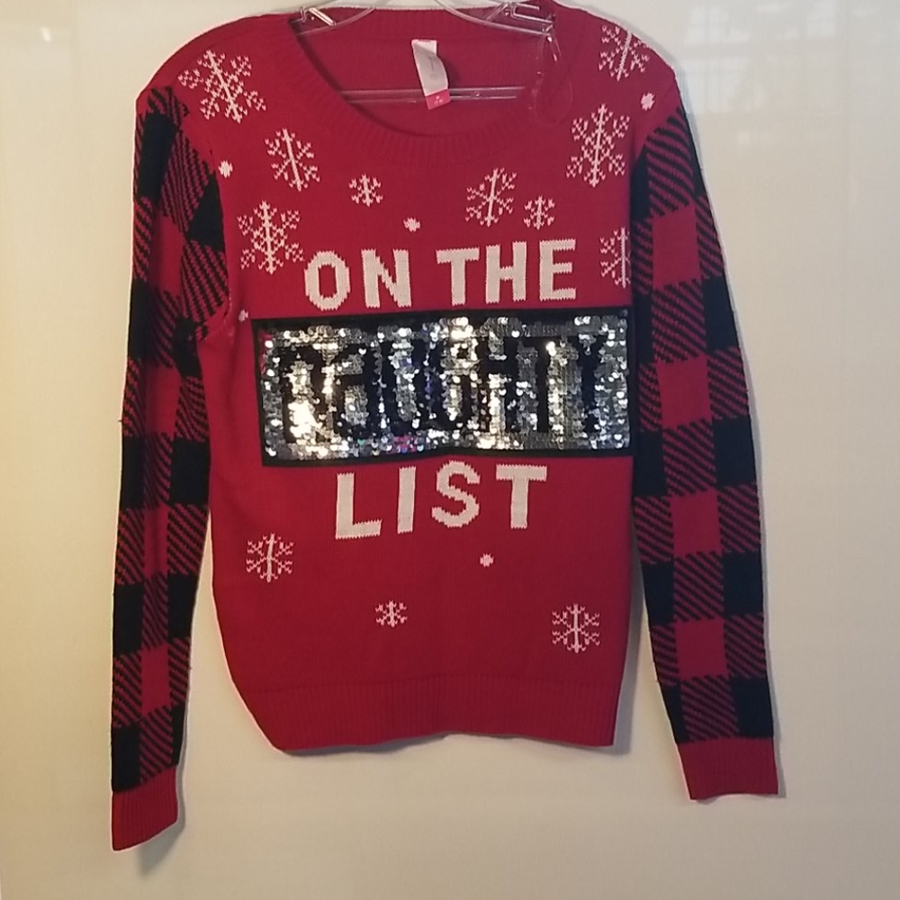 Naughty/Nice Christmas Sweater